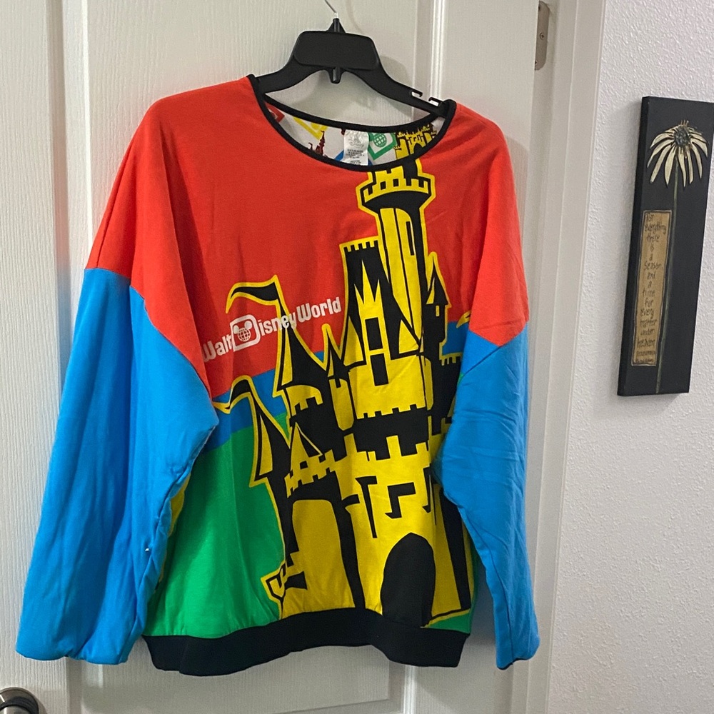 Disney Multicolor Castle Design Shirt